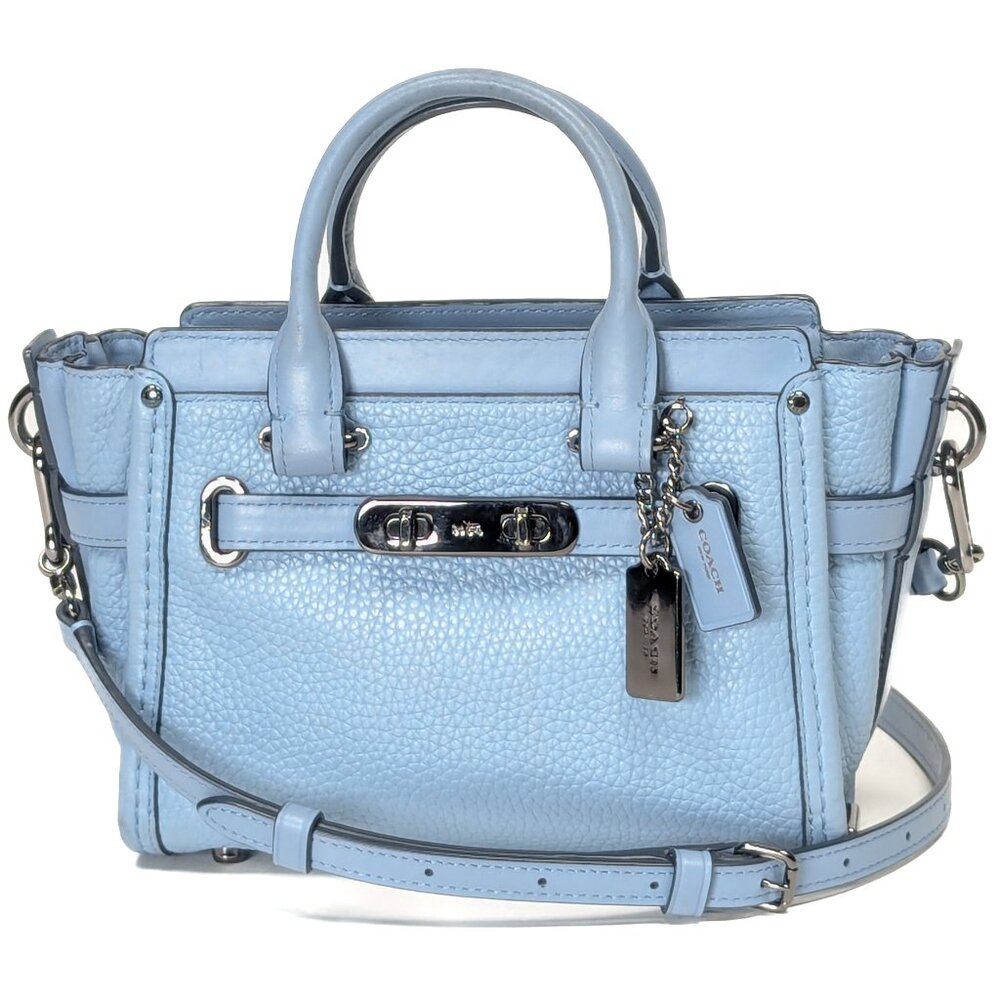 COACH Swagger Mini Blue Shoulder Bag Crossbody